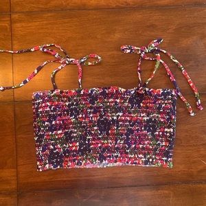 J. Crew floral bikini top. Adorable summer top. Bottoms sold separately!